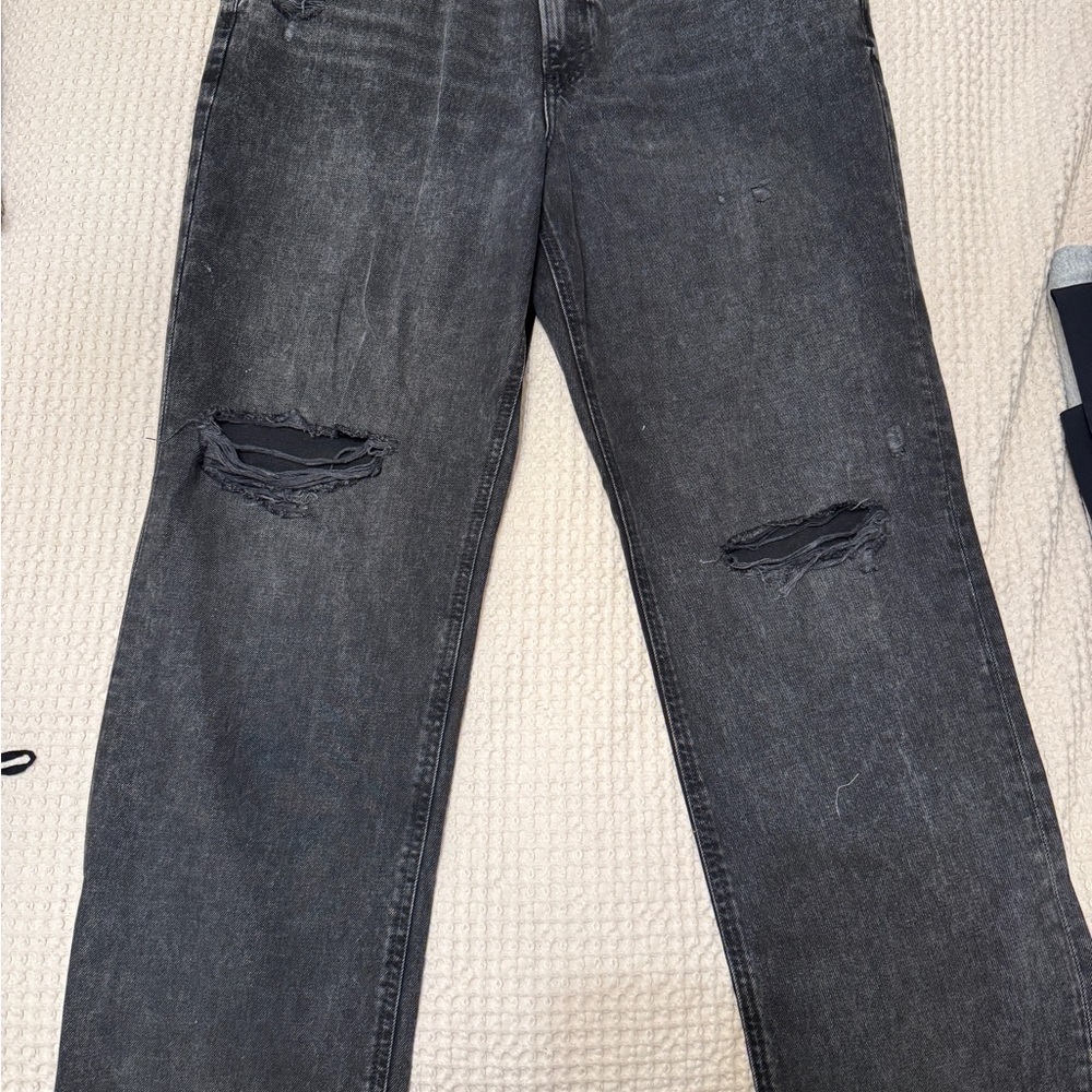Express Charcoal Denim Pants